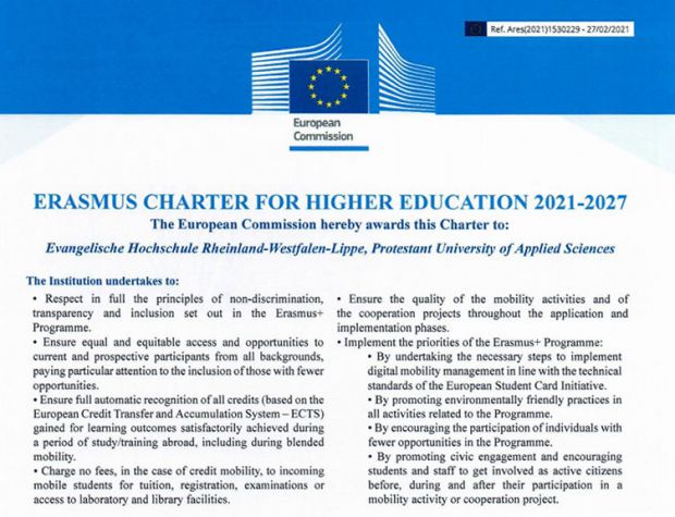 Erasmus Charta für die Hochschulbildung 2014 - 2020